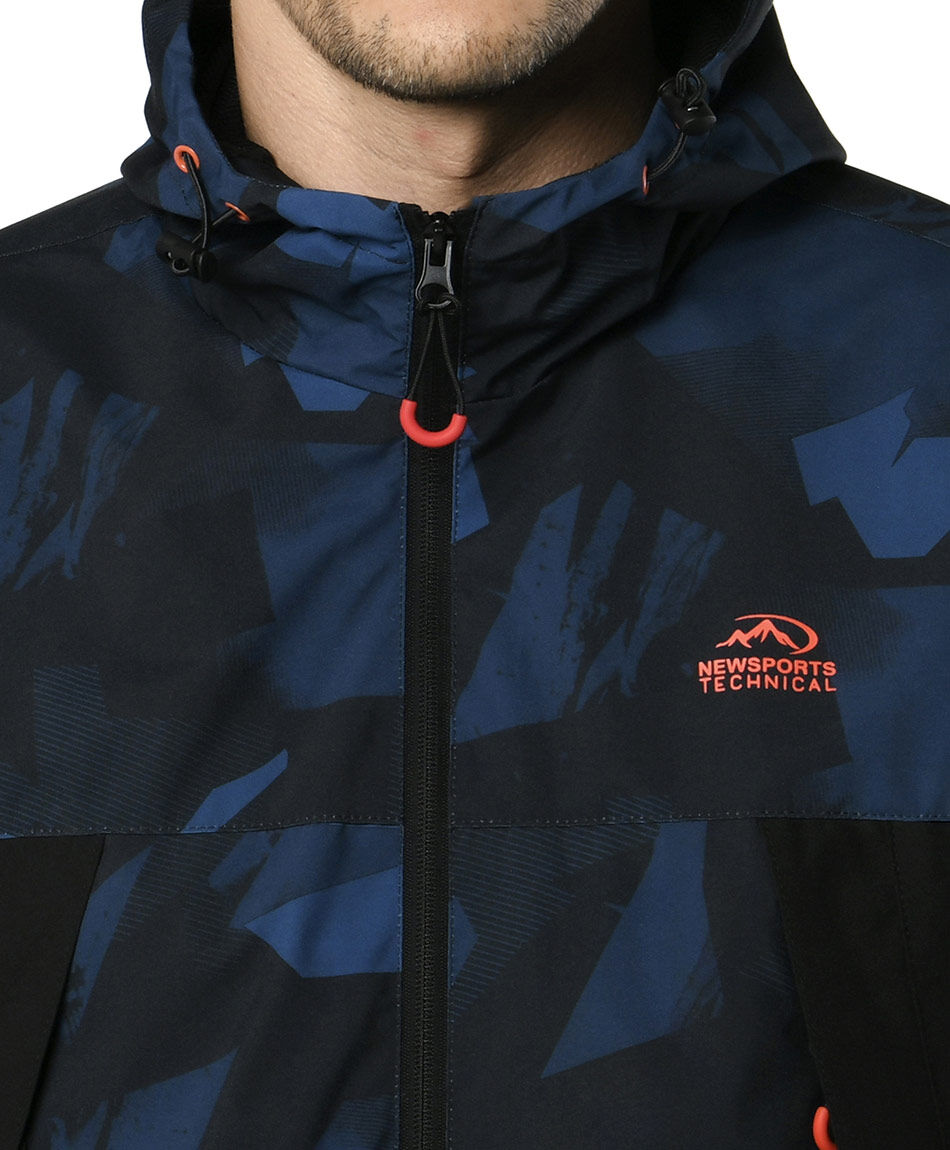 Cortaviento deportivo hombre camuflaje