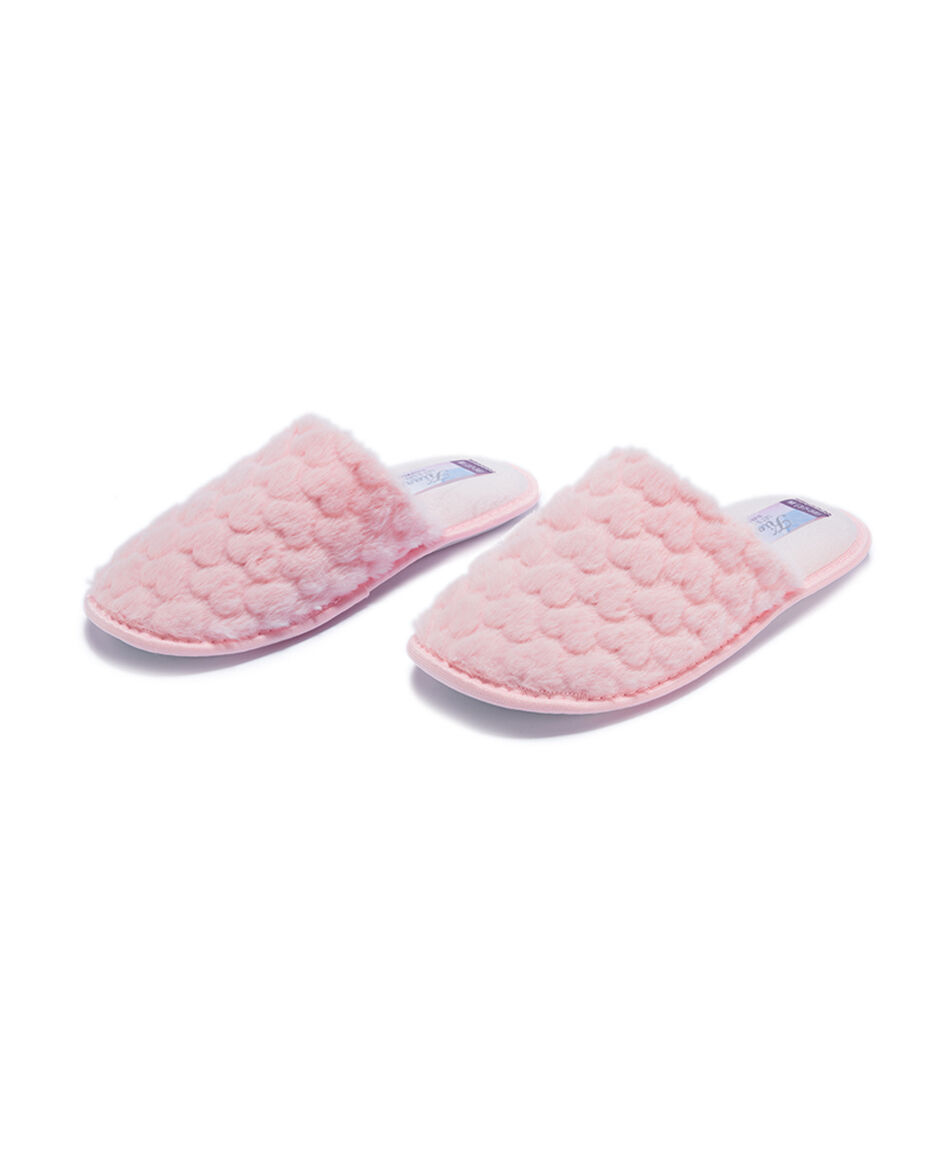 Pantuflas mujer dise&ntilde;o corazones