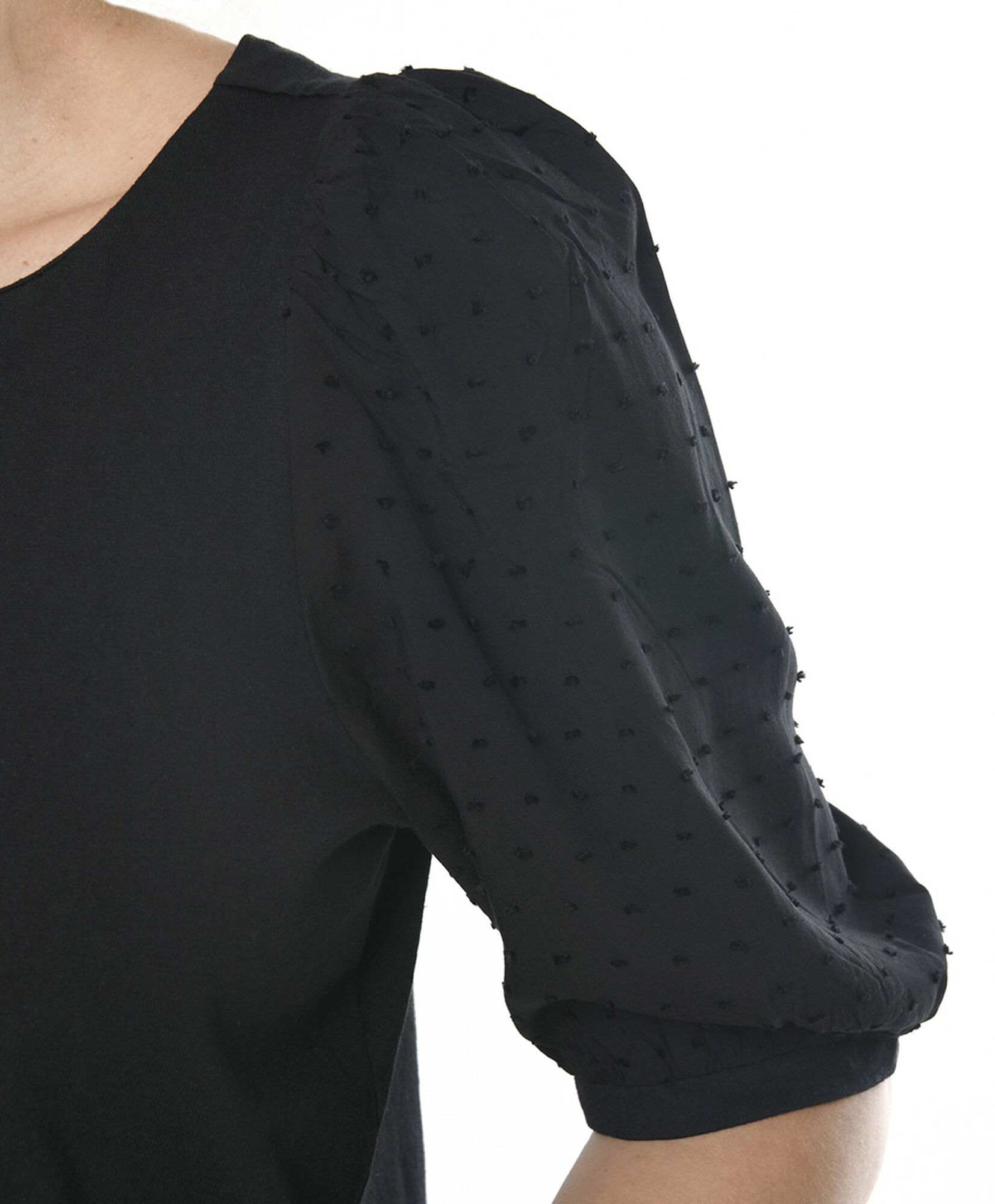 Polera mujer mangas globo Polera mujer mangas globo