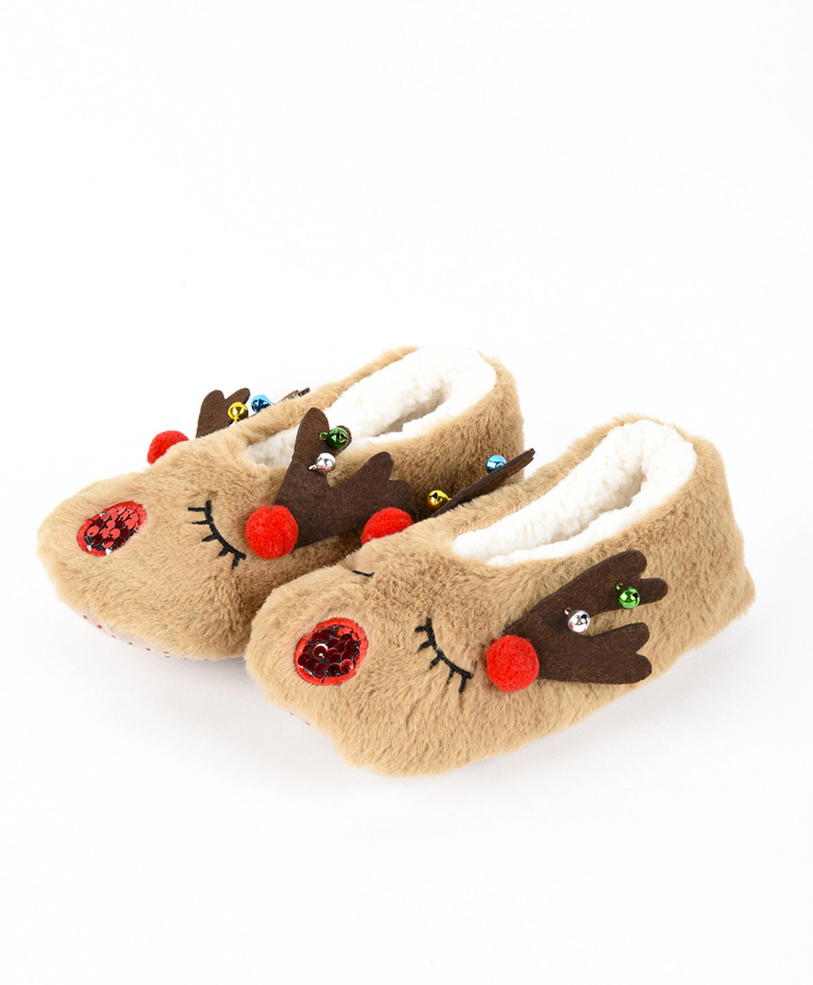 Pantufla infantil navidad reno Pantufla infantil navidad reno