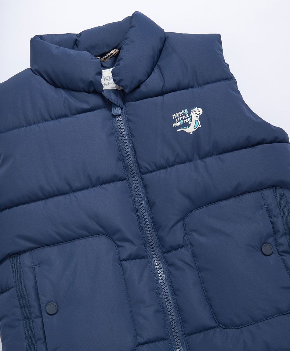 Parka beb&eacute; sin mangas navy