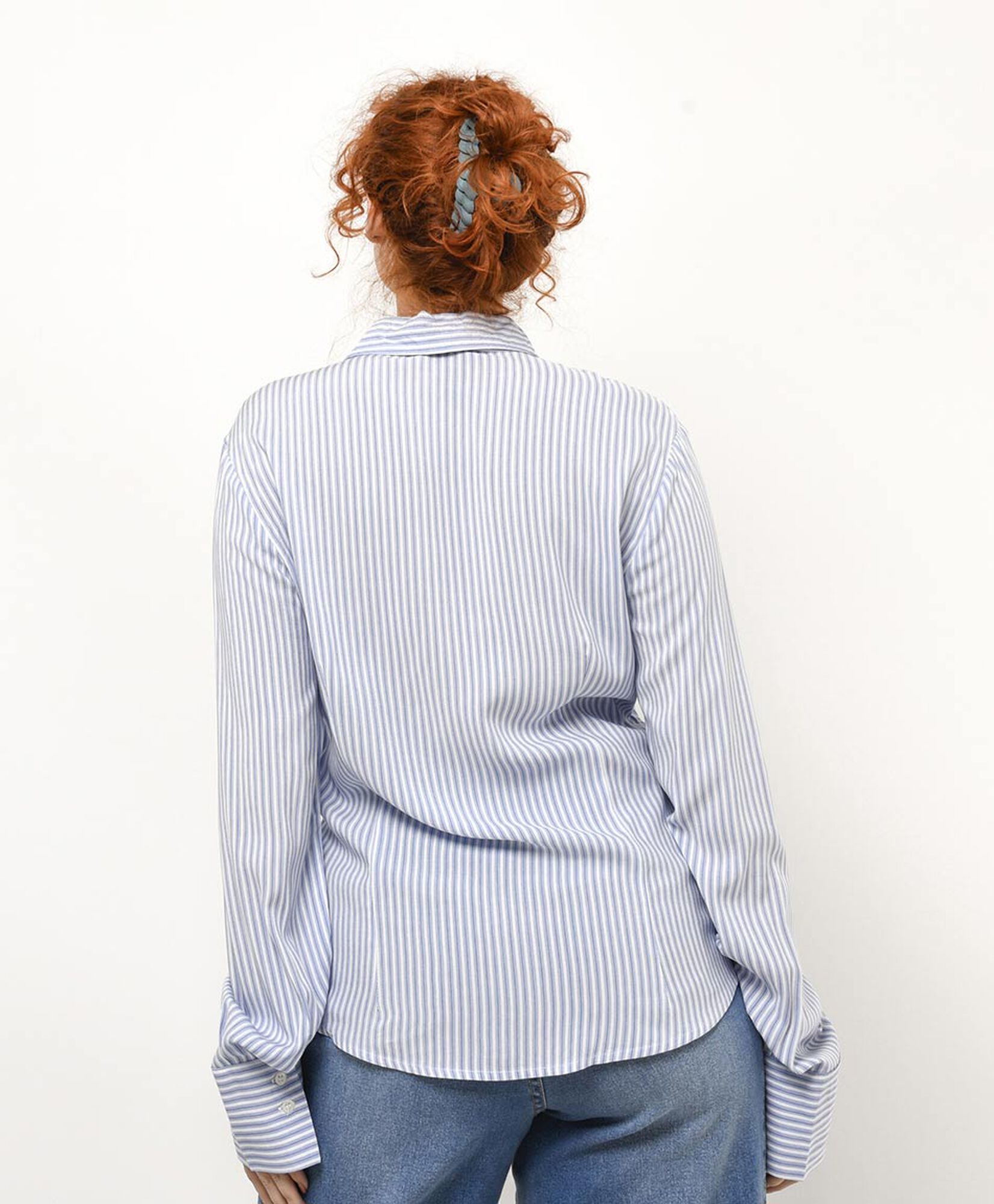 Blusa mujer listada camisera Blusa mujer listada camisera