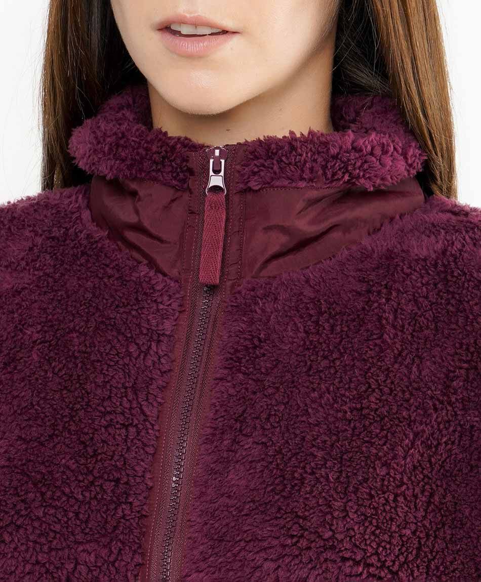 Polar mujer textura peluche suave