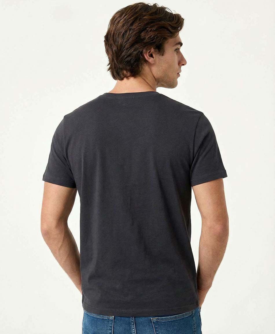 Polera hombre lisa manga corta