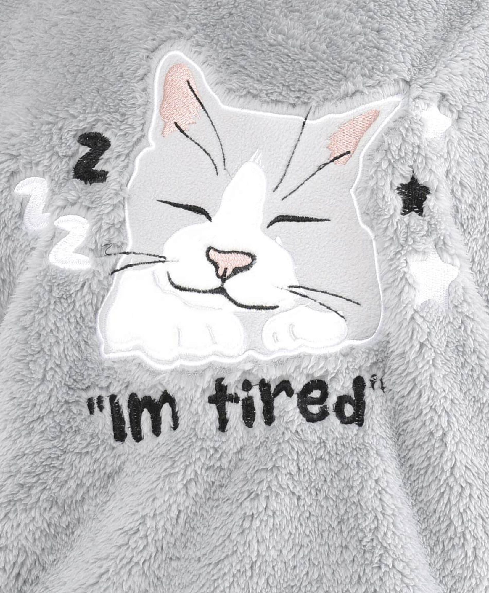 Pijama mujer polar gato durmiendo Pijama mujer polar gato durmiendo