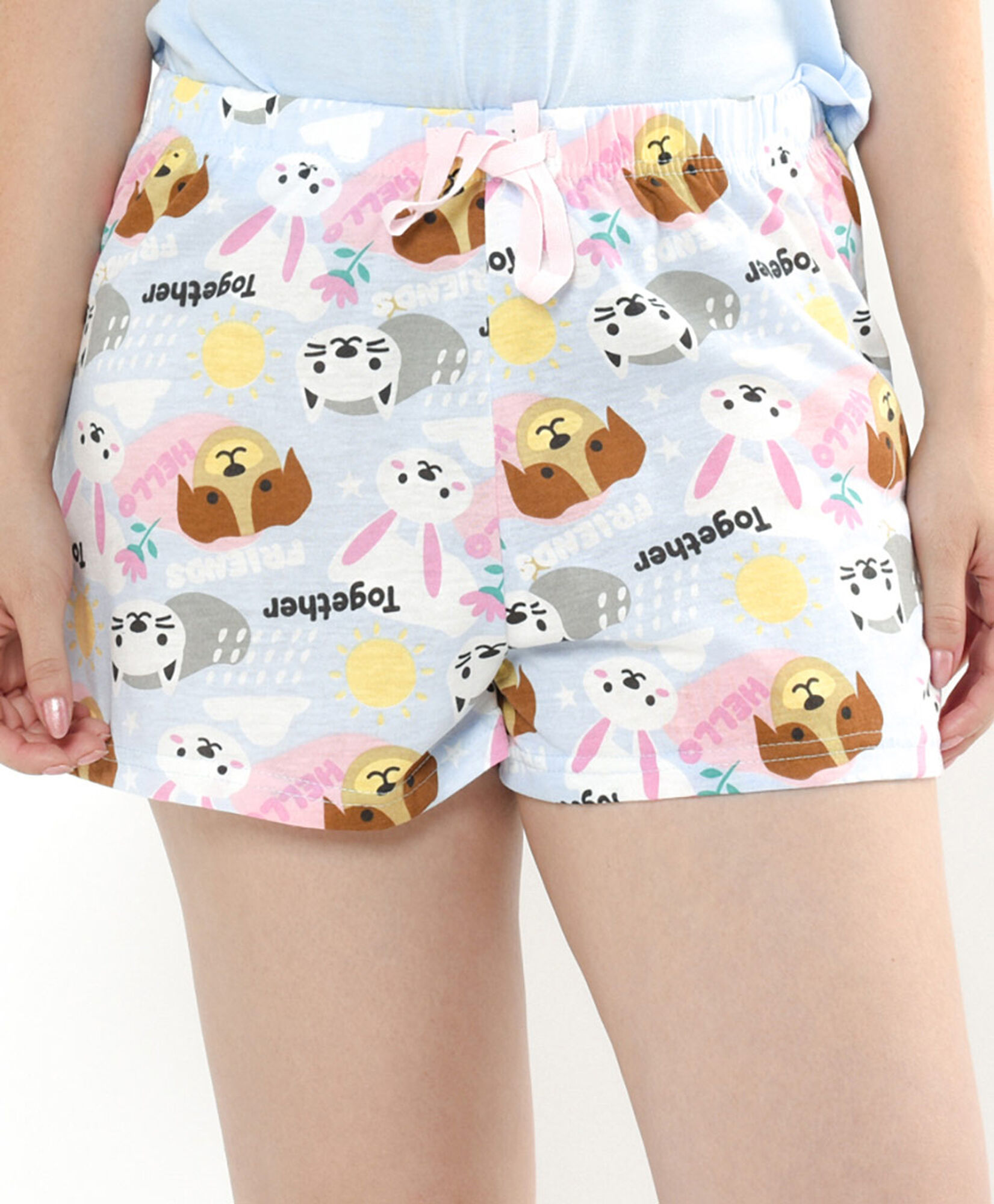 Pijama mujer animalitos short Pijama mujer animalitos short