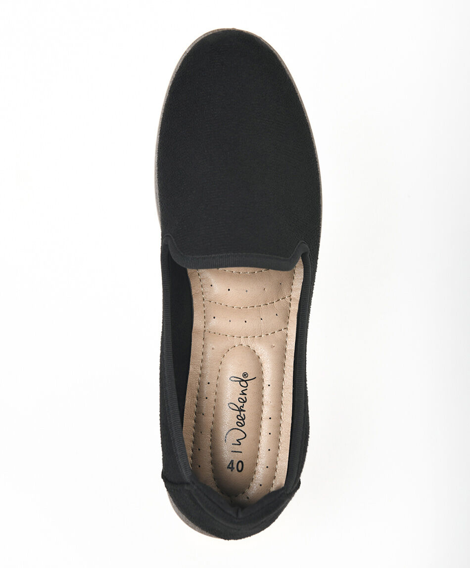 Mocas&iacute;n mujer gamuza