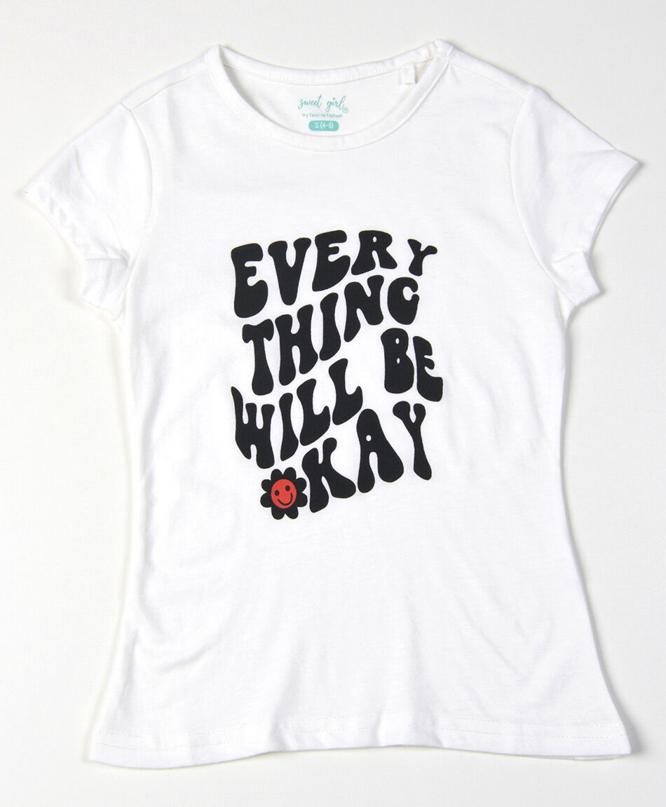 Polera niña frase