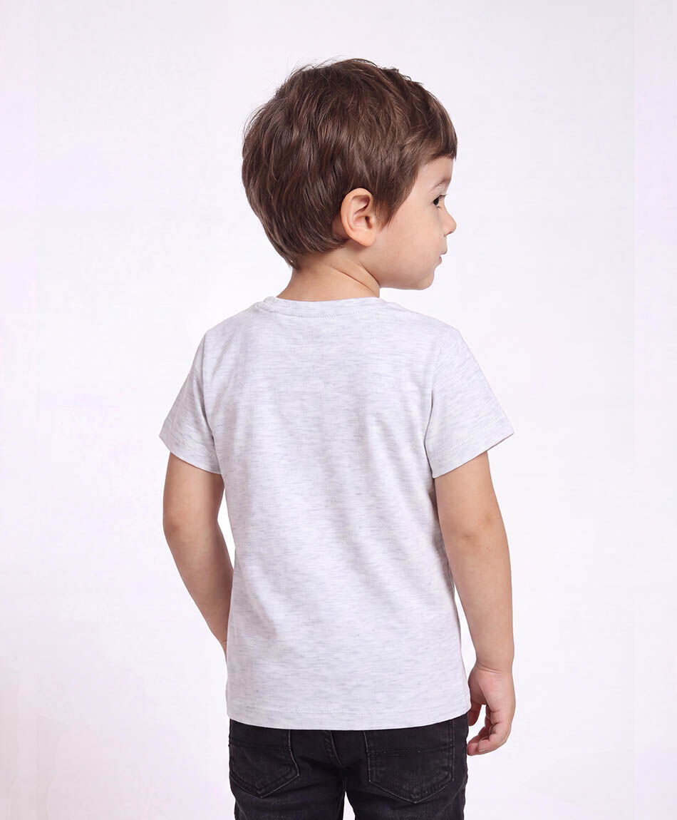 Polera beb&eacute; bolsillo dinosaurio