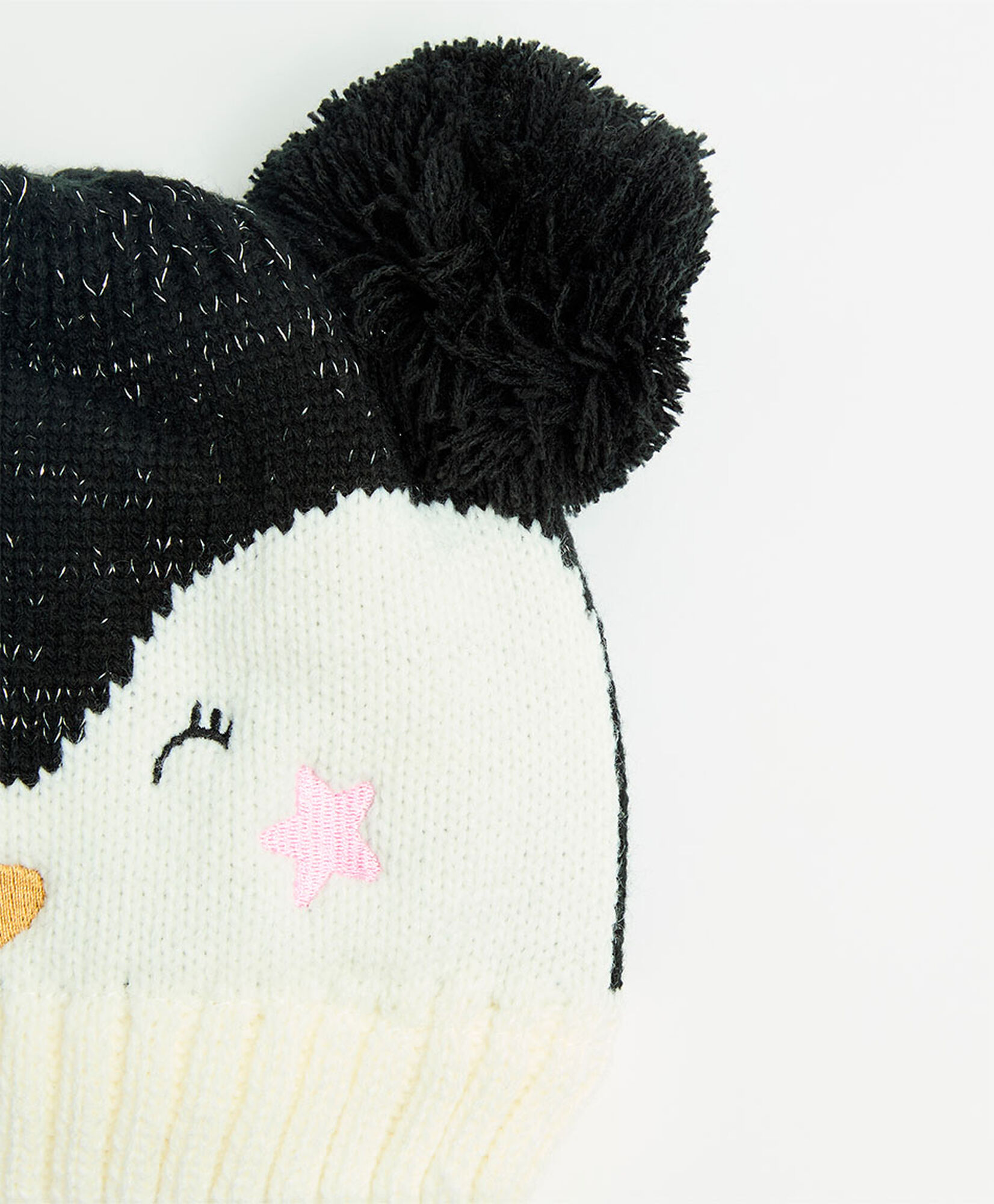 Gorro niña cara pingüino Gorro niña cara pingüino