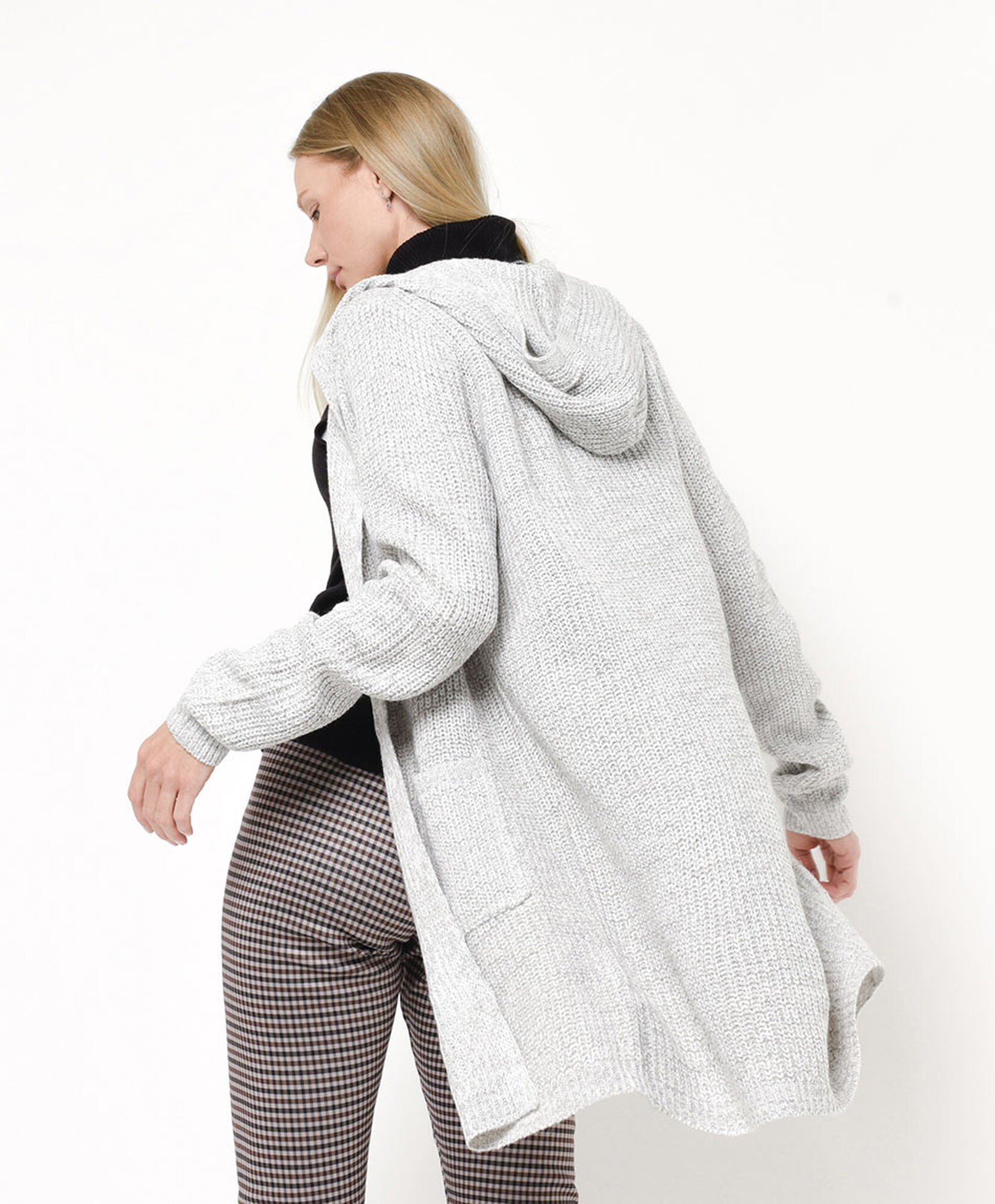Cardigan mujer largo gorro Cardigan mujer largo gorro