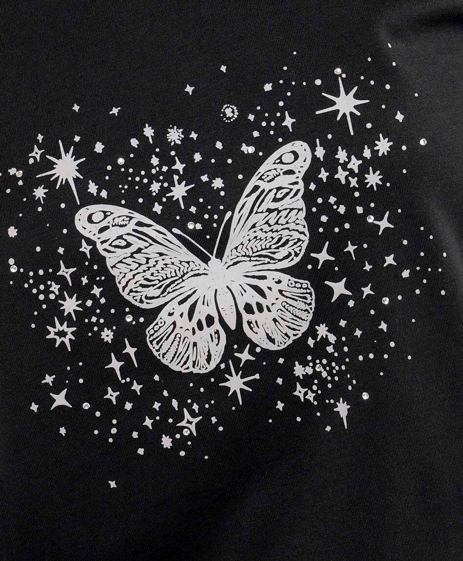 Polera mujer estampado butterfly