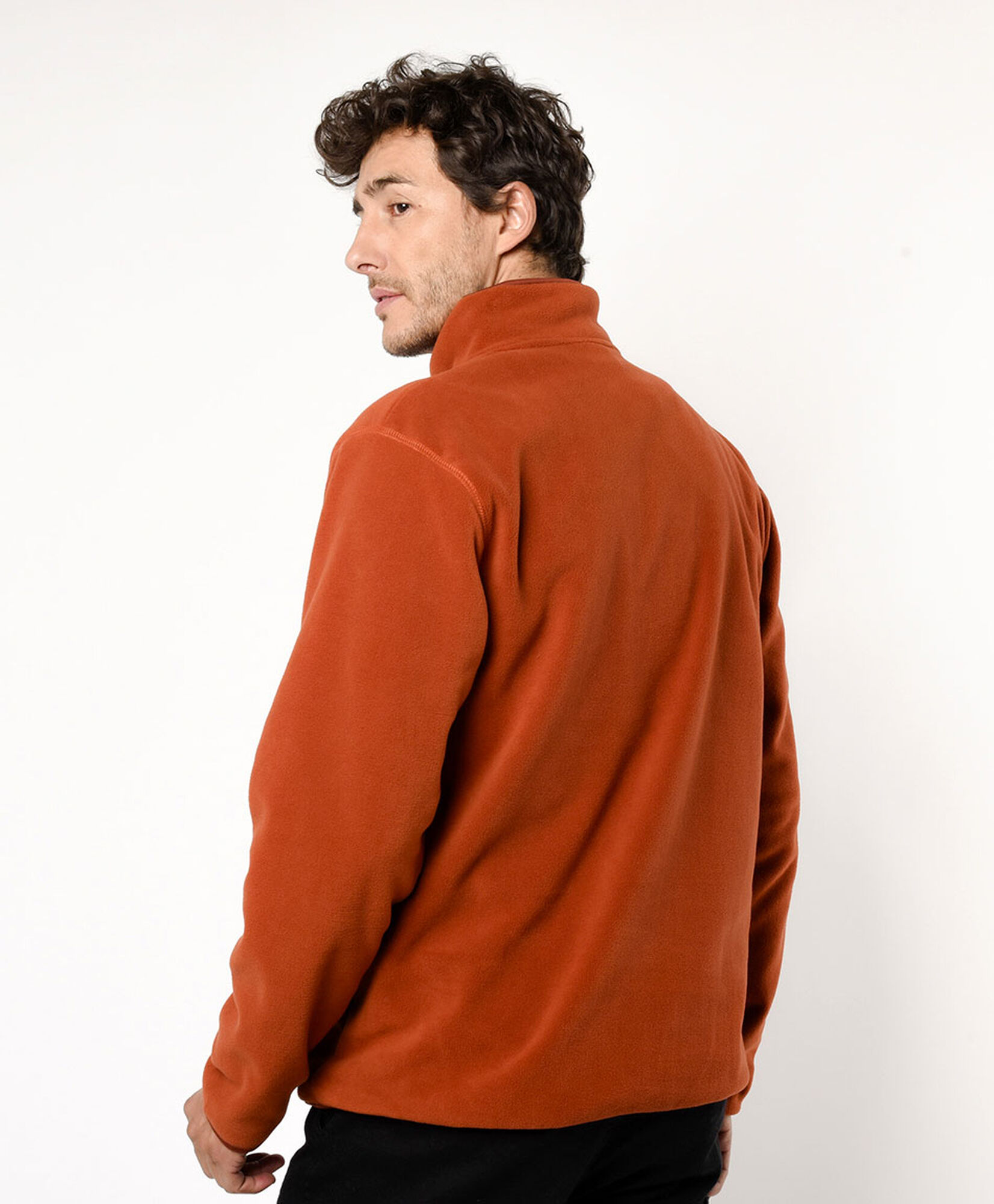 Polar hombre clásico medio cierre liso color Polar hombre clásico medio cierre liso color