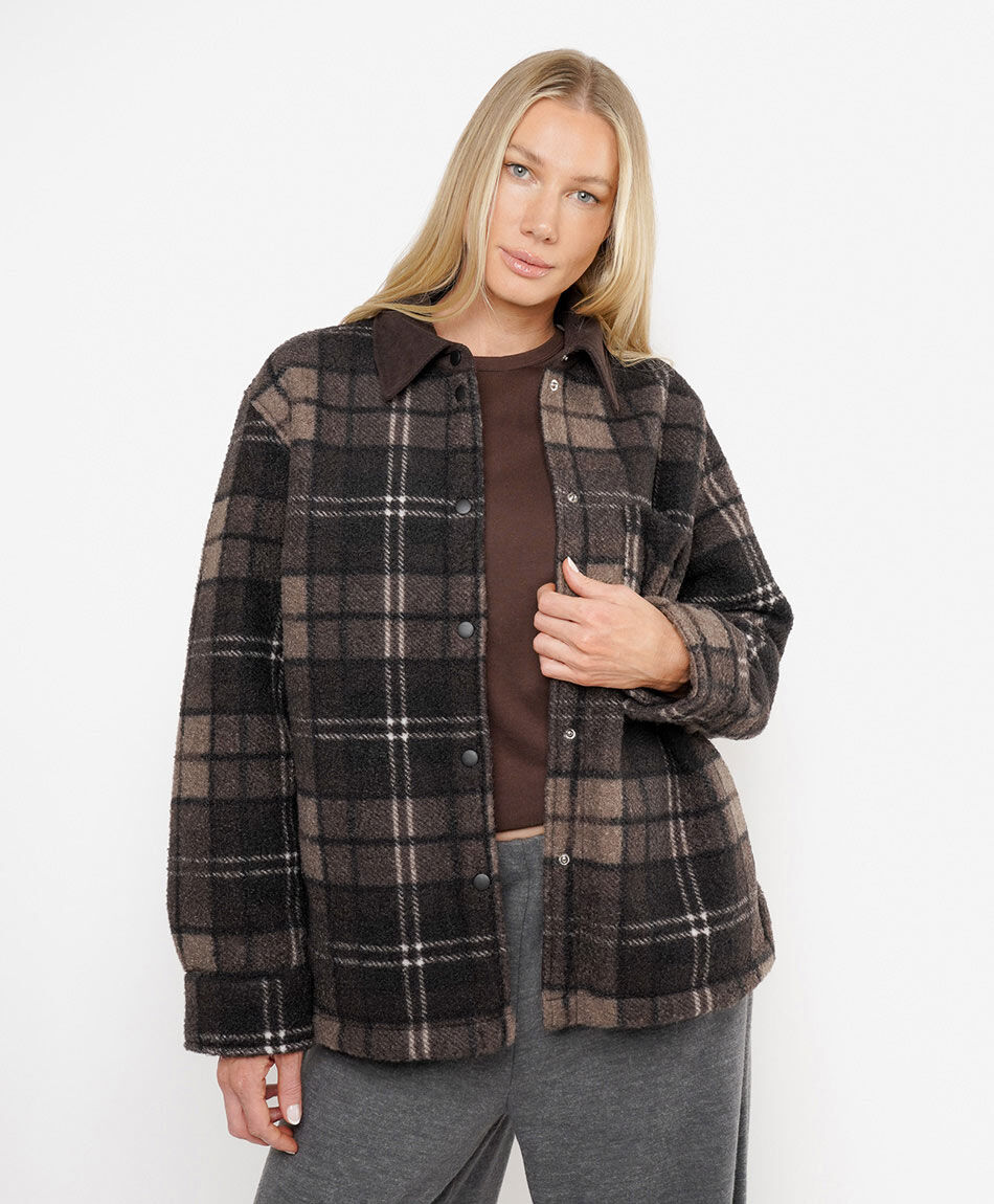 Chaqueta mujer escoc&eacute;s