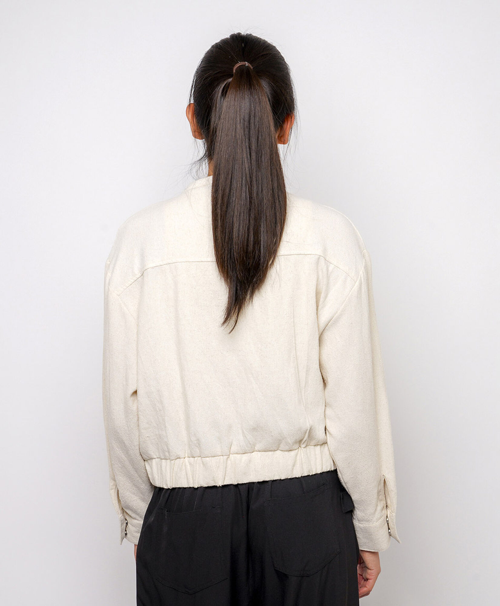 Chaqueta mujer lino cargo Chaqueta mujer lino cargo