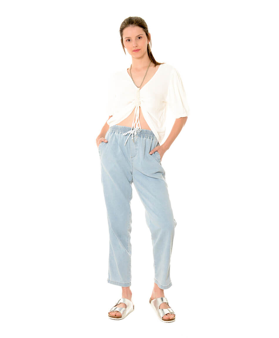 Jeans comfort celeste