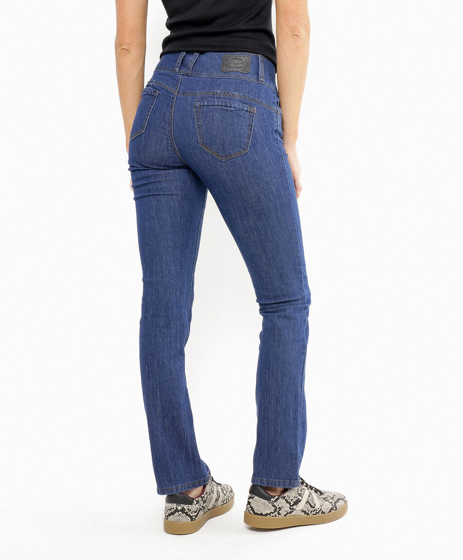 Jeans mujer tiro alto push up