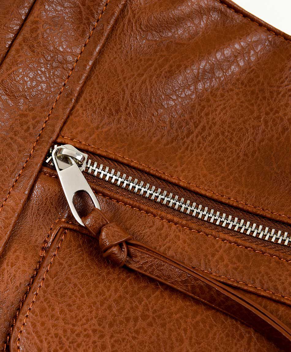 Bolso mujer cl&aacute;sico caf&eacute;