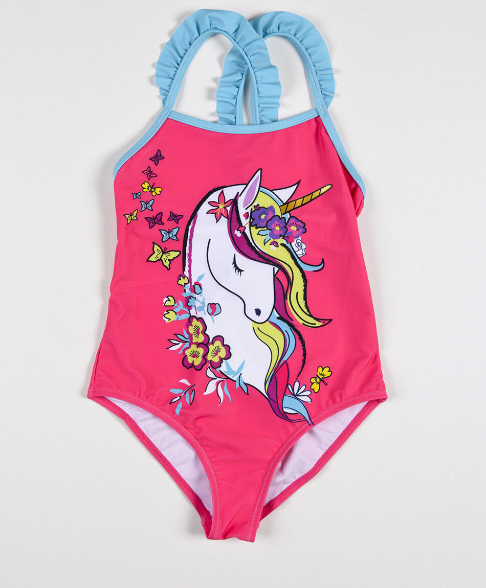 Traje de ba&ntilde;o ni&ntilde;a unicornio