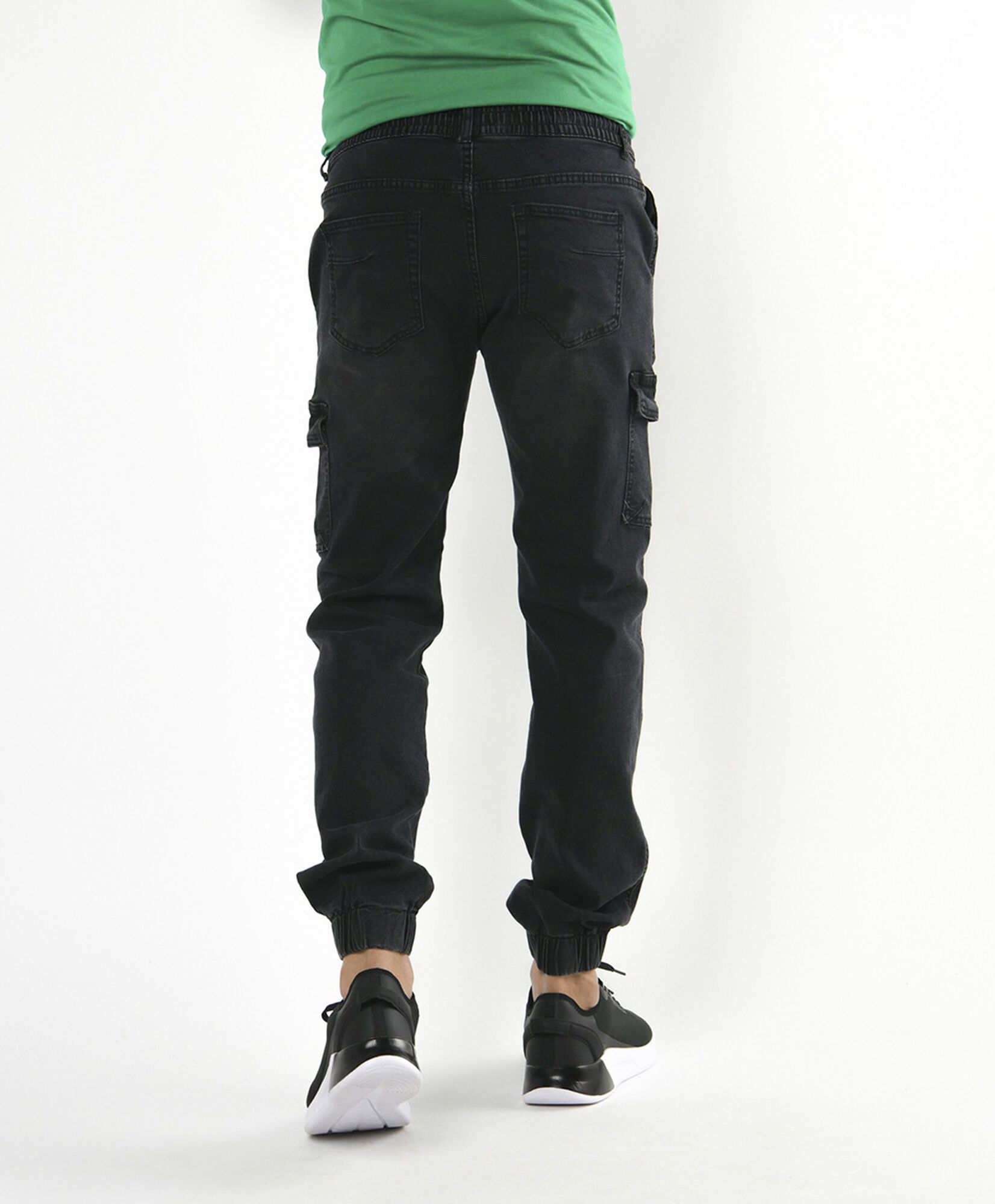 Jeans hombre jogger gris oscuro Jeans hombre jogger gris oscuro