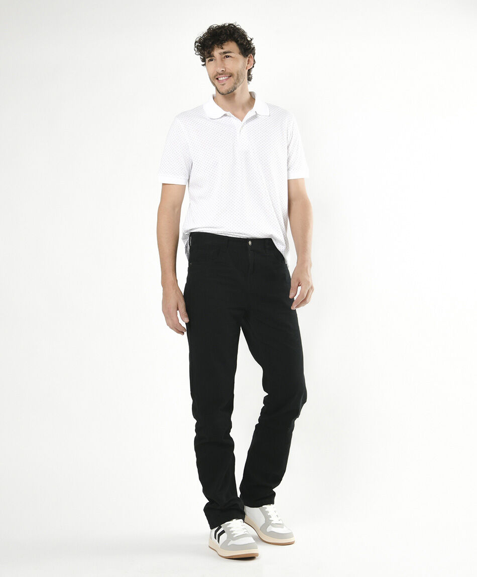 Pantalón hombre básico negro