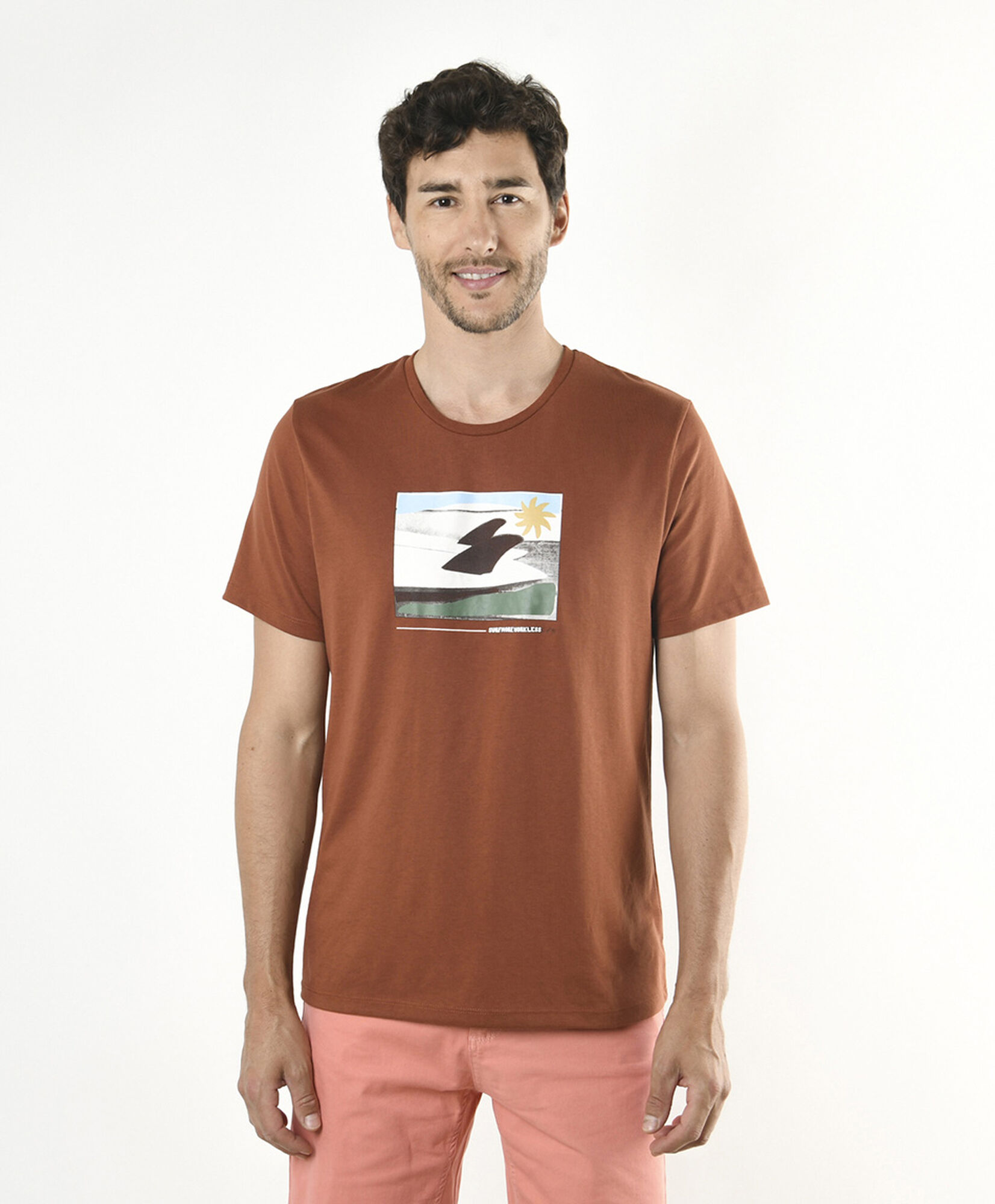 Polera hombre tabla surf Polera hombre tabla surf