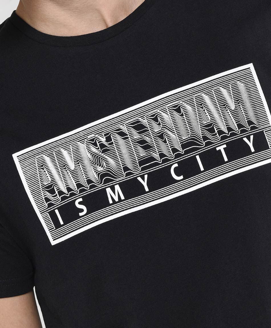 Polera hombre estampada amsterdam