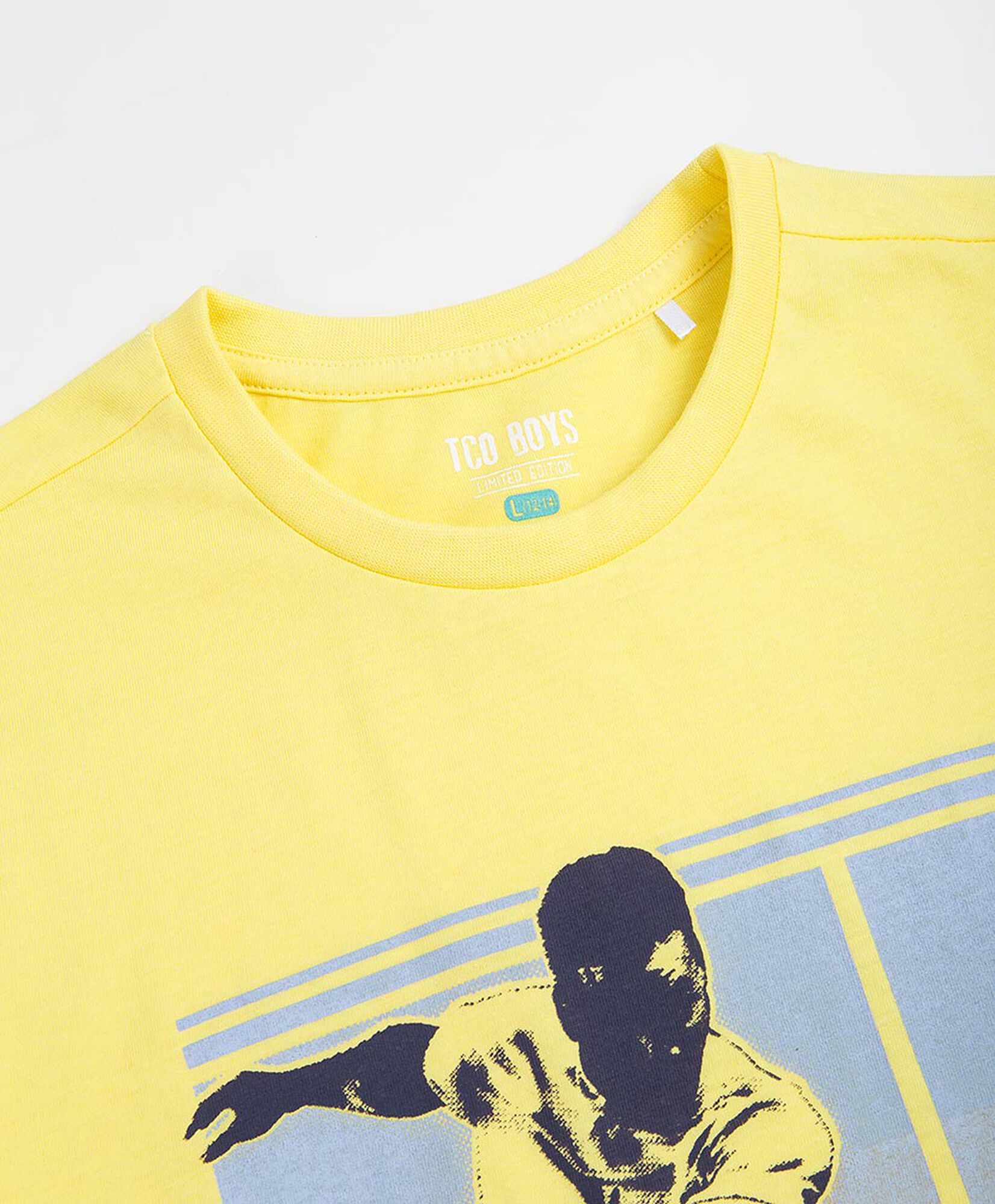Polera niño fútbol amarilla Polera niño fútbol amarilla