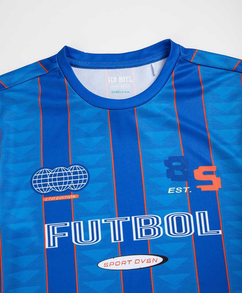 Polera ni&ntilde;o f&uacute;tbol