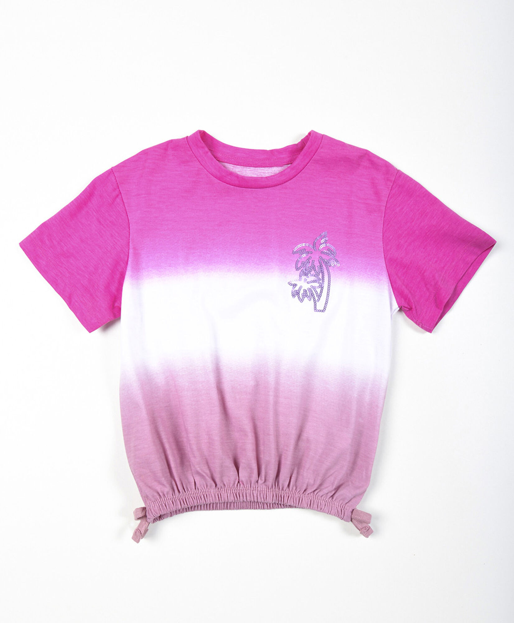 Polera niña tie dye palmera Polera niña tie dye palmera