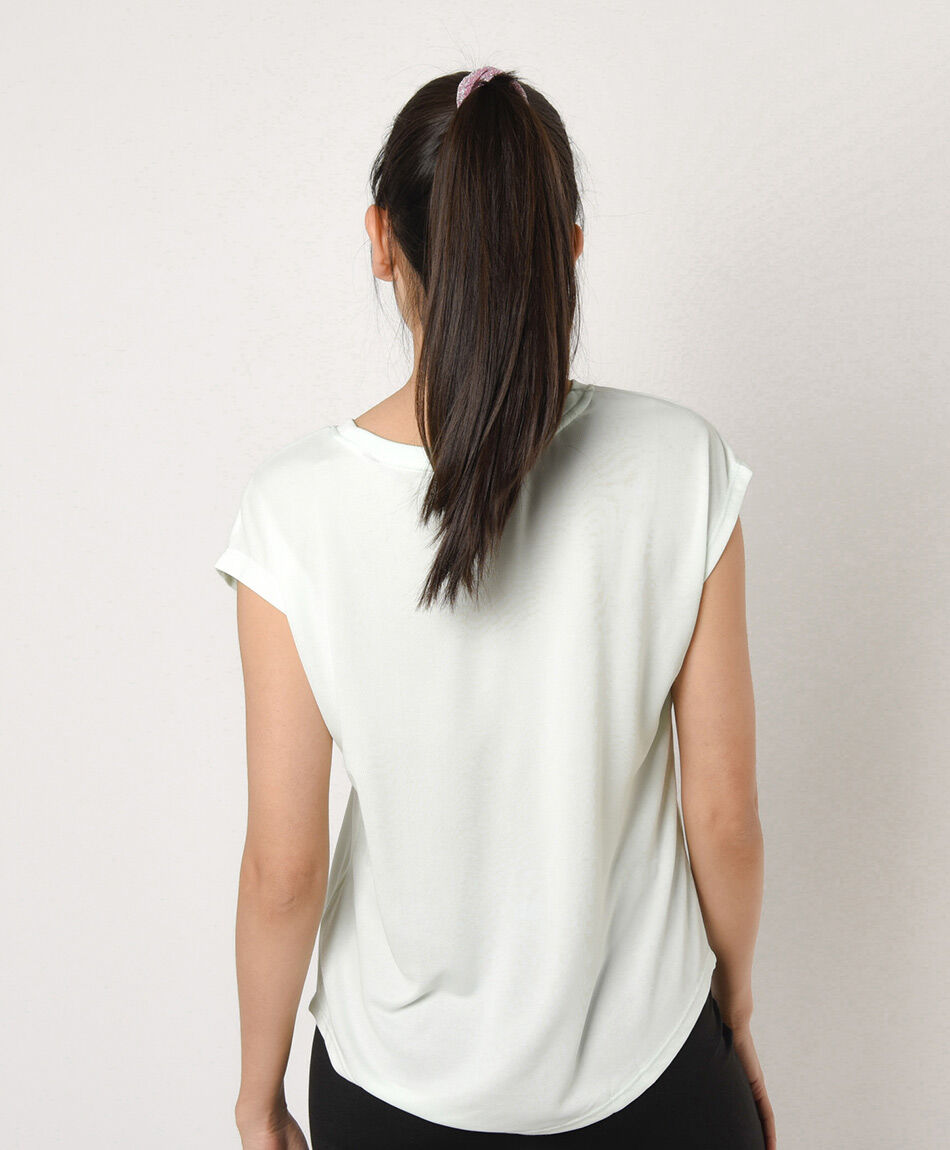 Polera deportiva mujer mini manga