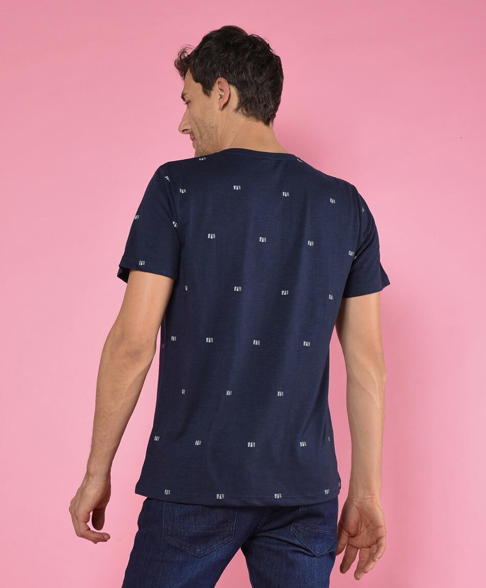 Polera manga corta cuello redondo