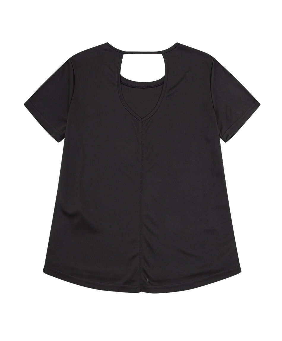 Polera deportiva mujer estrella dorada