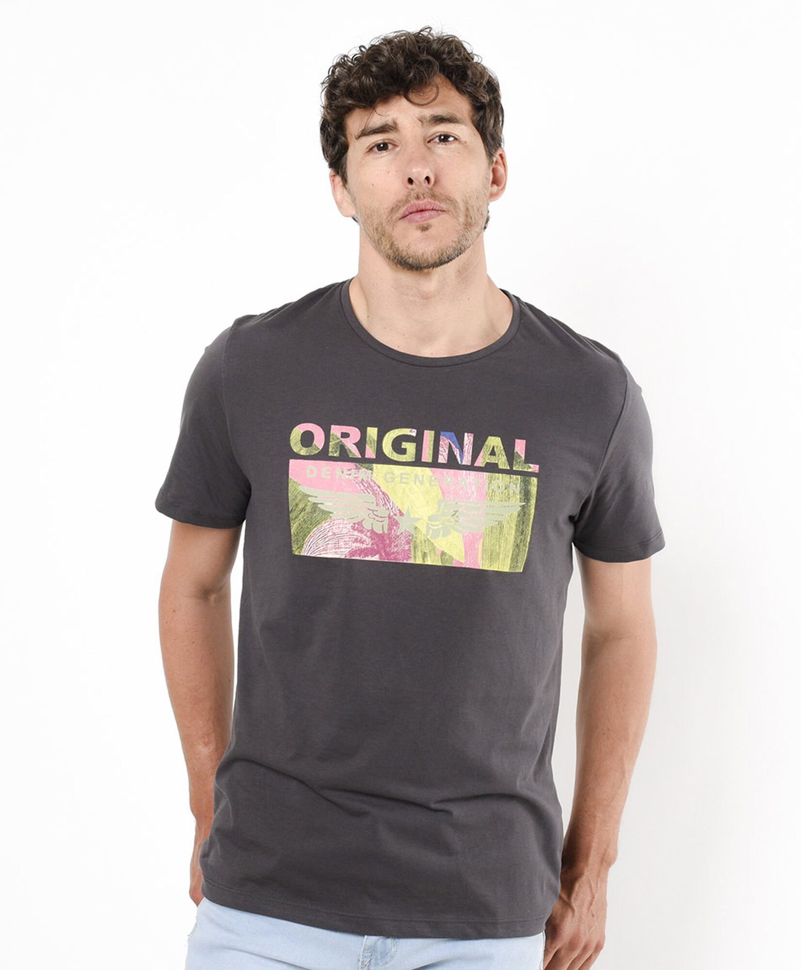 Polera hombre estampado original Polera hombre estampado original