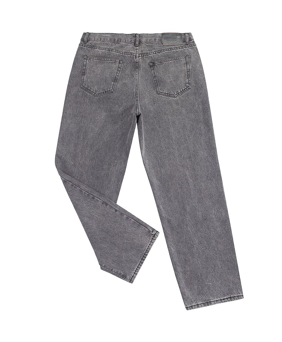 Jeans hombre gris baggy