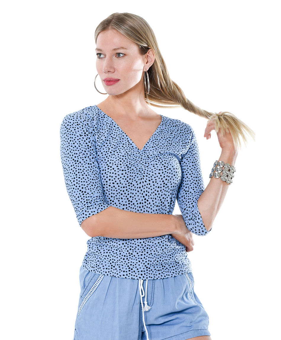 Polera estampada