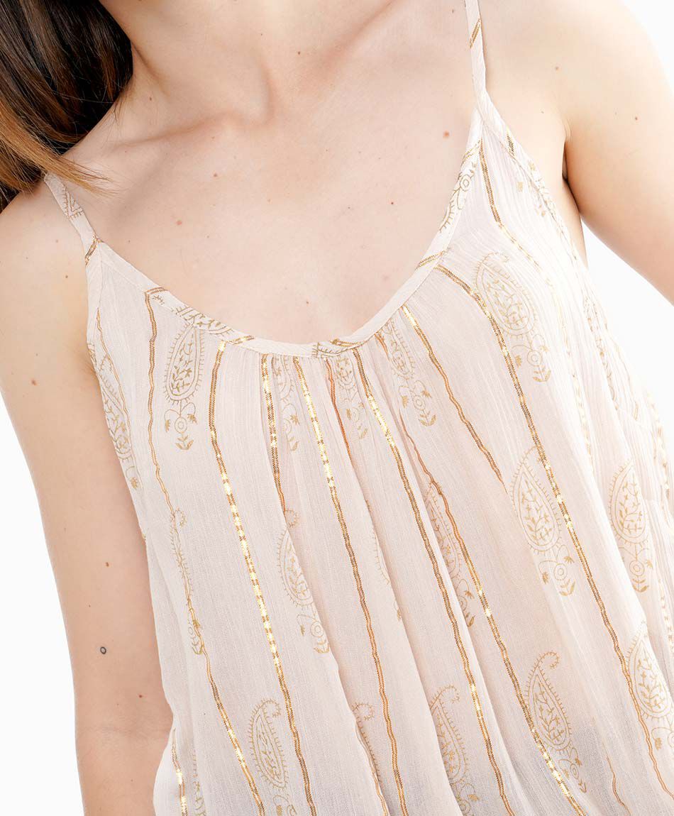 Blusa mujer top brillos