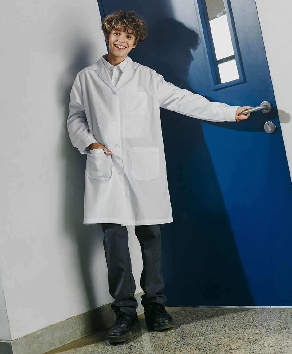 Cotona escolar blanca ni&ntilde;o