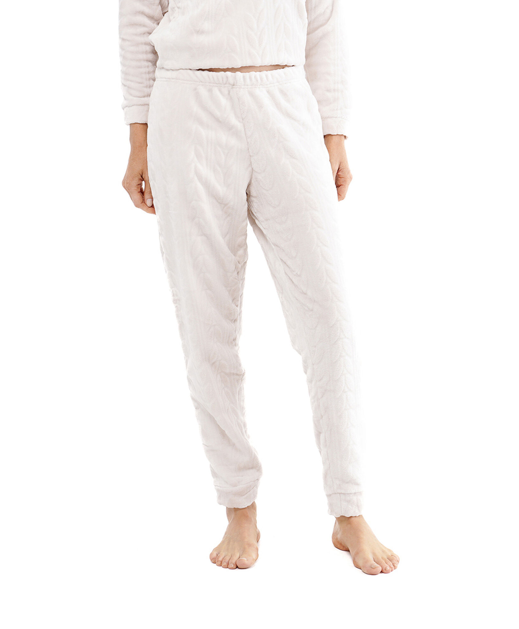 Pijama mujer hojas jacquard Pijama mujer hojas jacquard