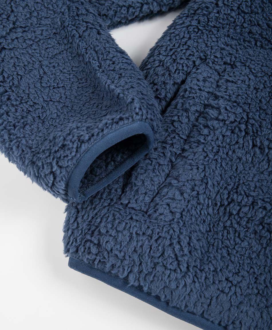 Poler&oacute;n ni&ntilde;o sherpas blue