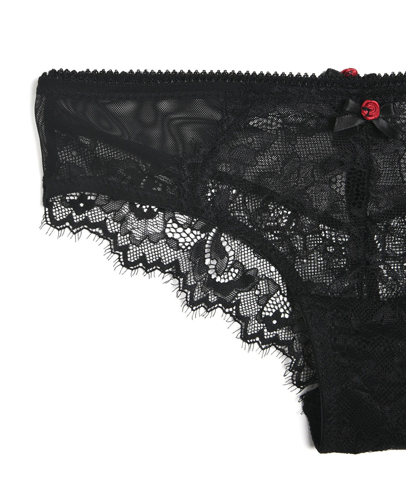 Pantaleta mujer encaje cinta roja Pantaleta mujer encaje cinta roja