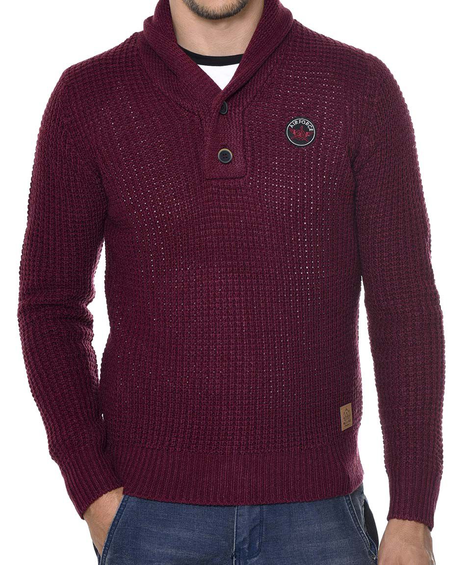 Sweater cuello con botones