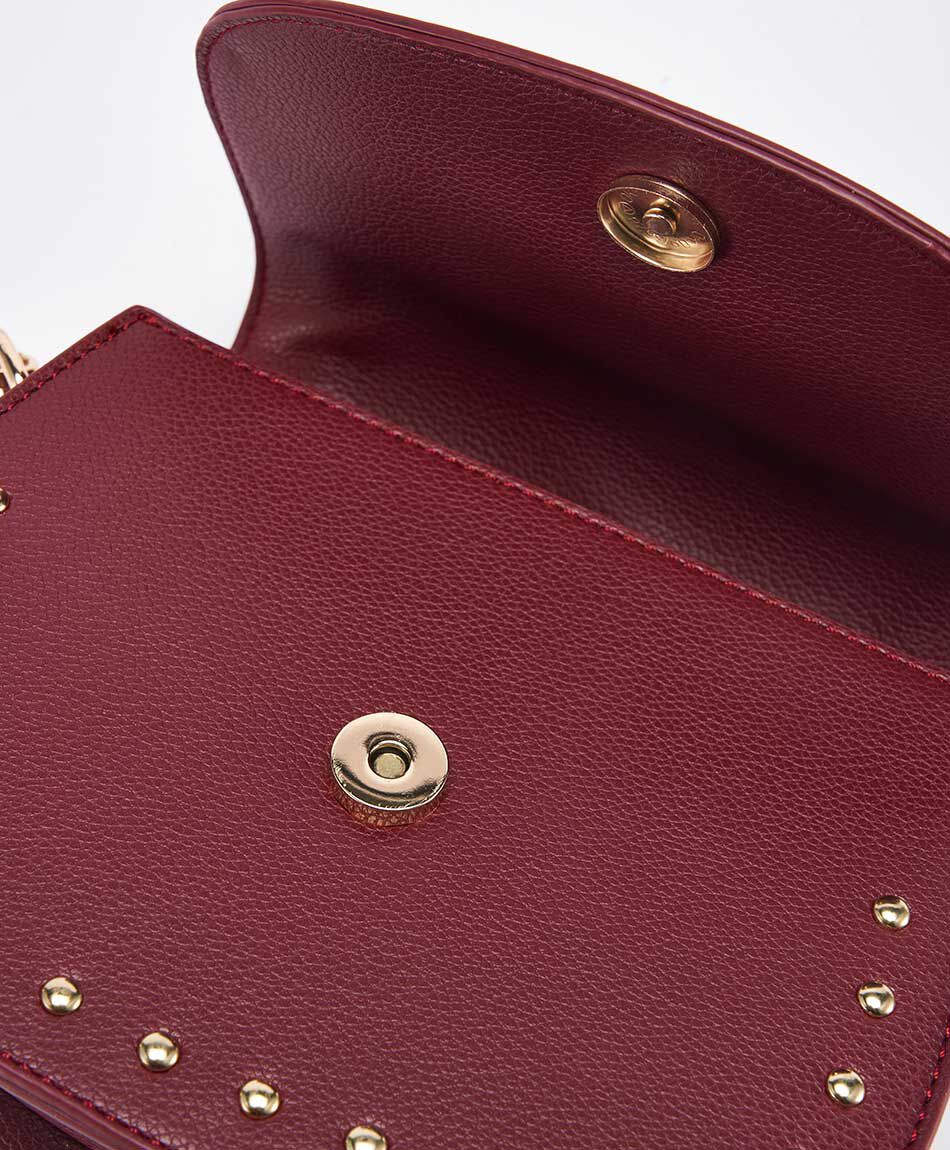 Mini cartera mujer tachas