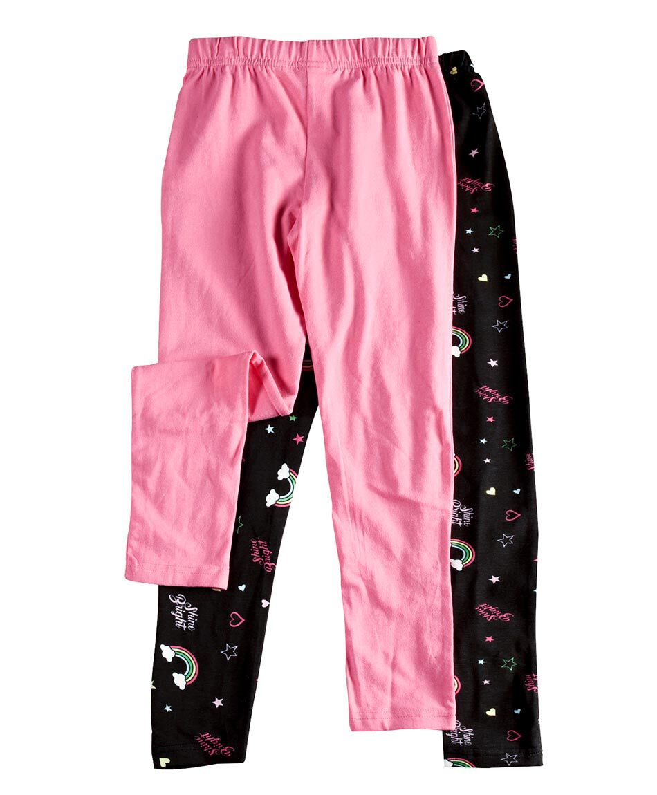 Pack leggins estampada