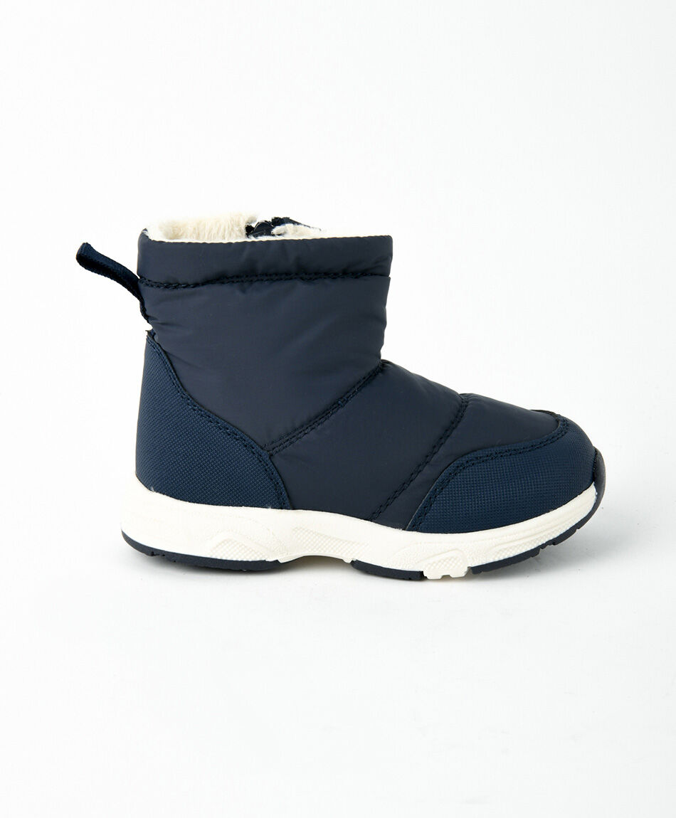Bota infantil forrada azul