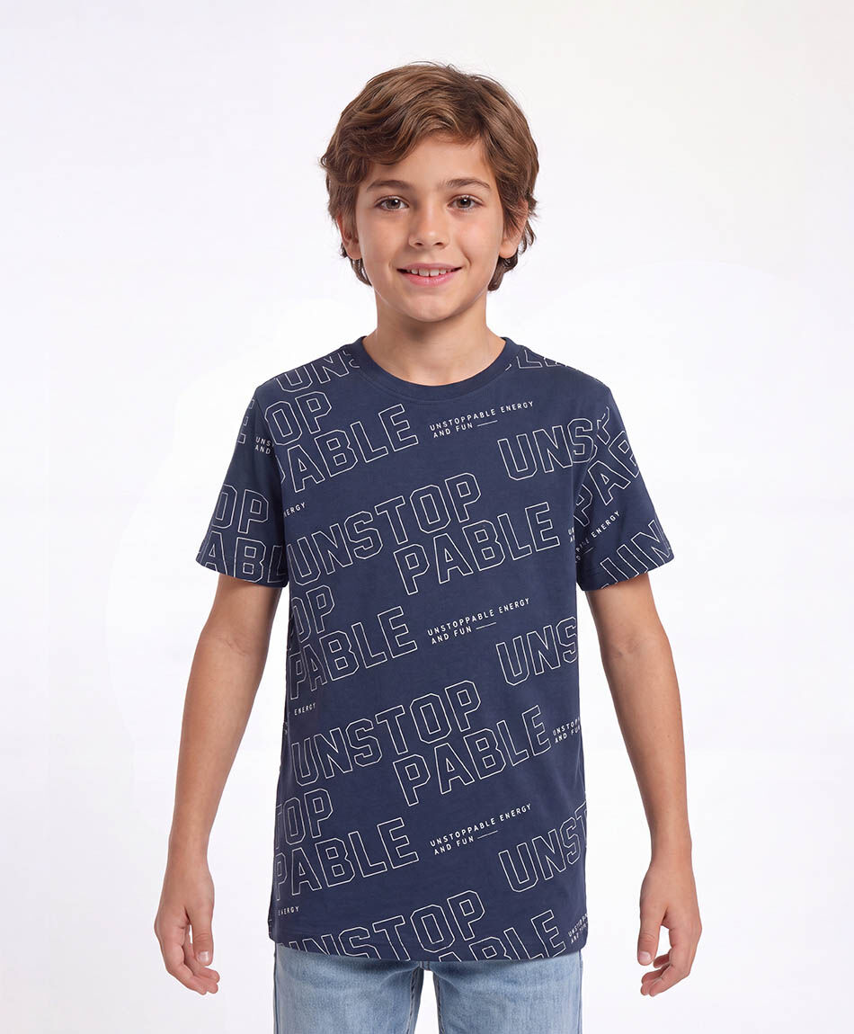 Polera ni&ntilde;o unstoppable