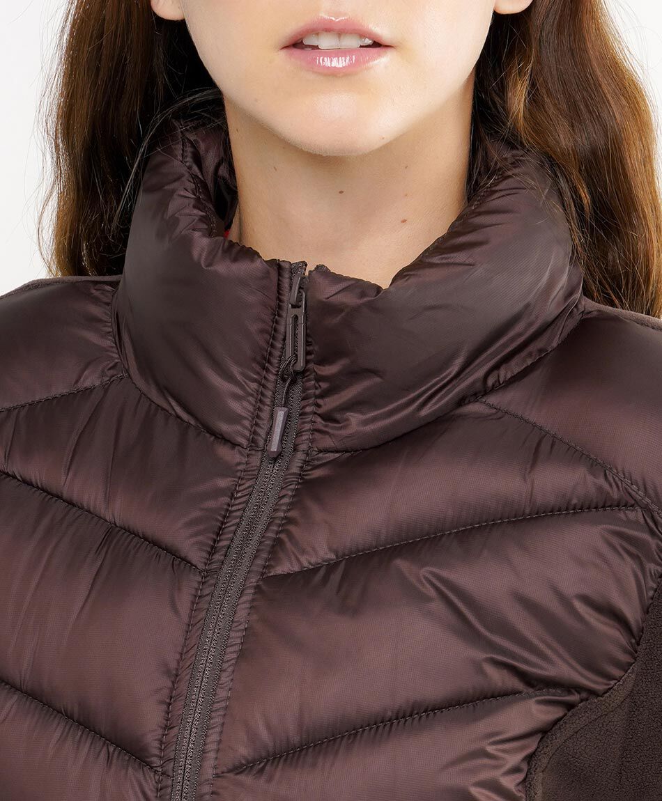 Parka mujer ultra light caf&eacute;
