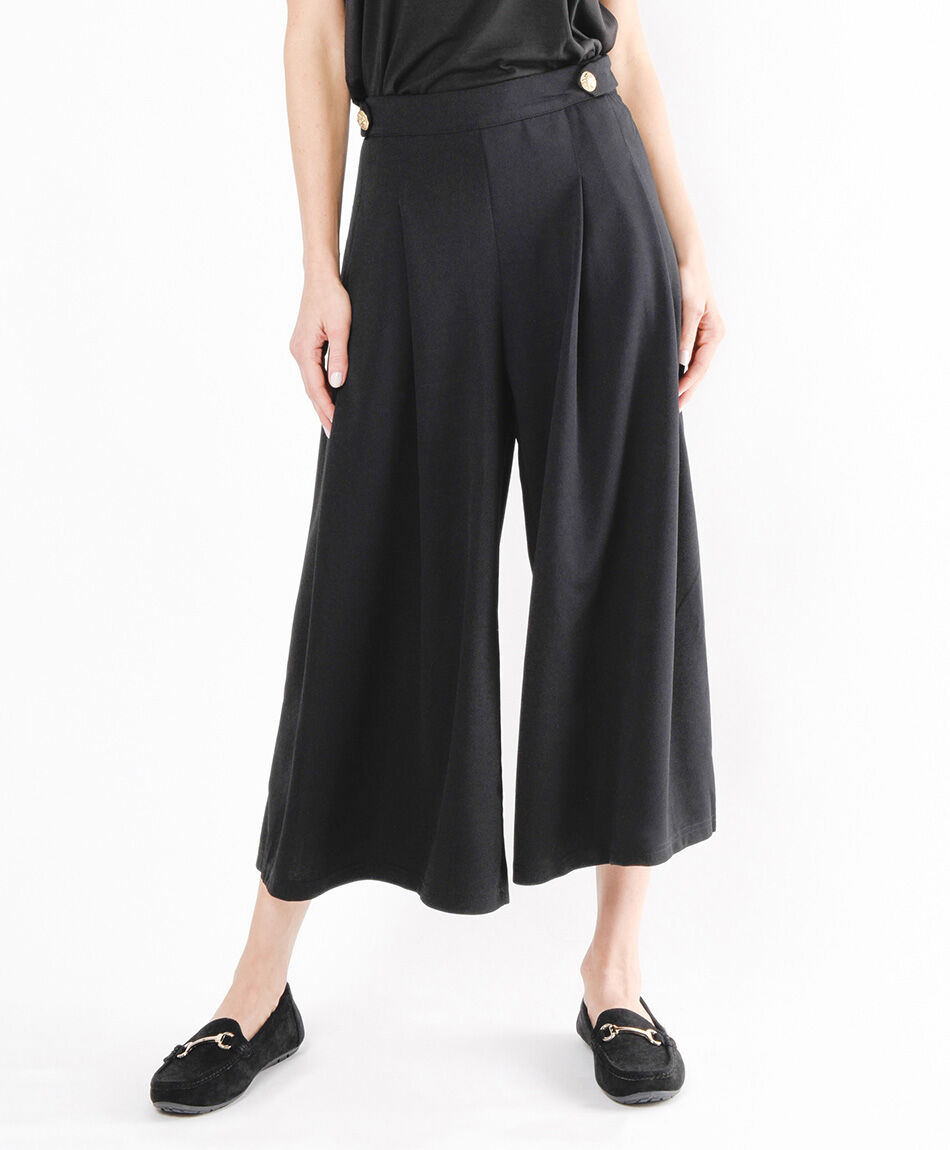 Pantal&oacute;n mujer pinzas super wide