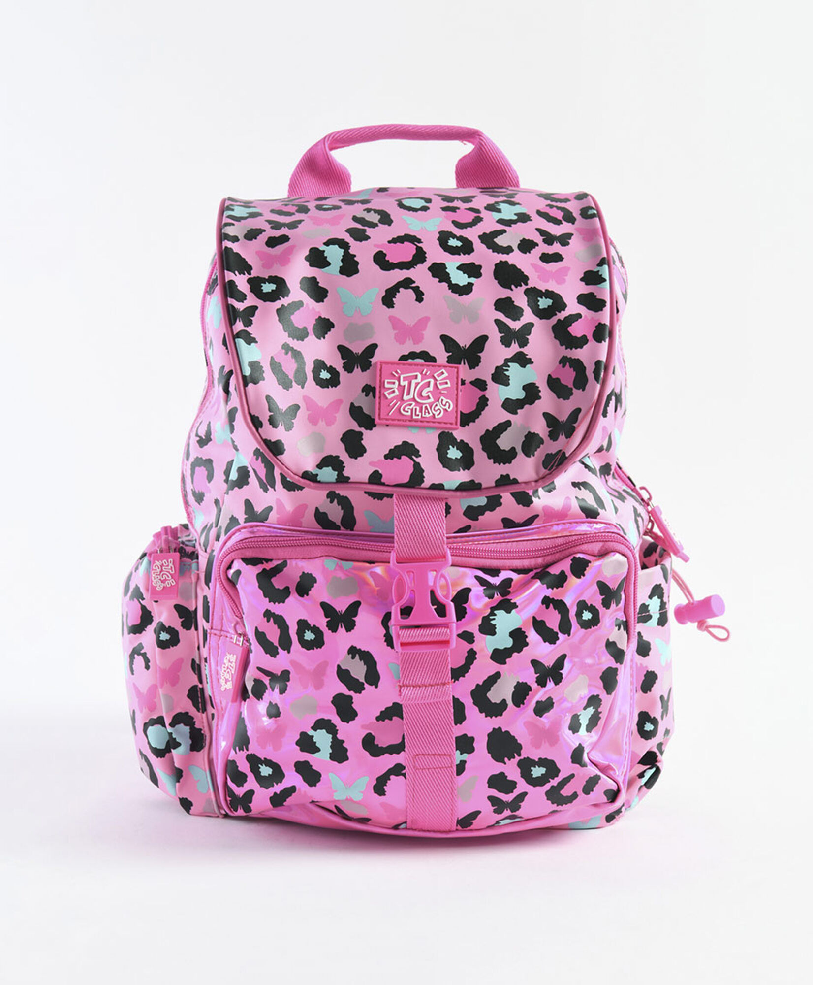 Mochila escolar rosada animal print Mochila escolar rosada animal print