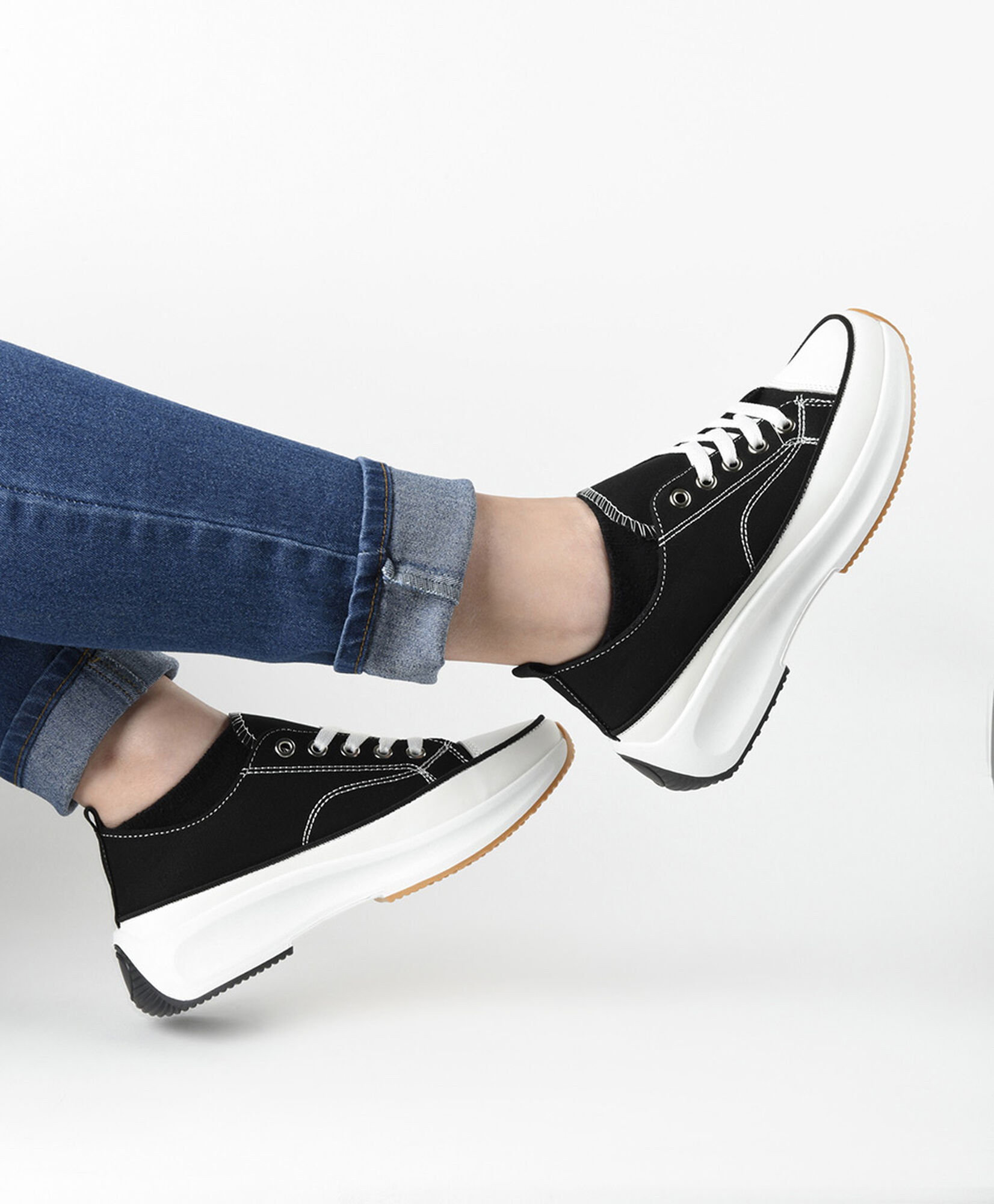 Zapatilla mujer lona plataforma Zapatilla mujer lona plataforma